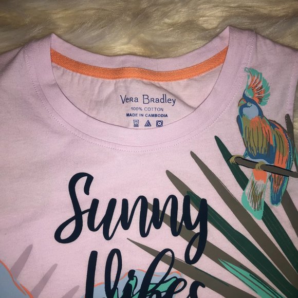 Vera Bradley Sunny Vibes Tank - New With Tags! - Picture 5 of 5